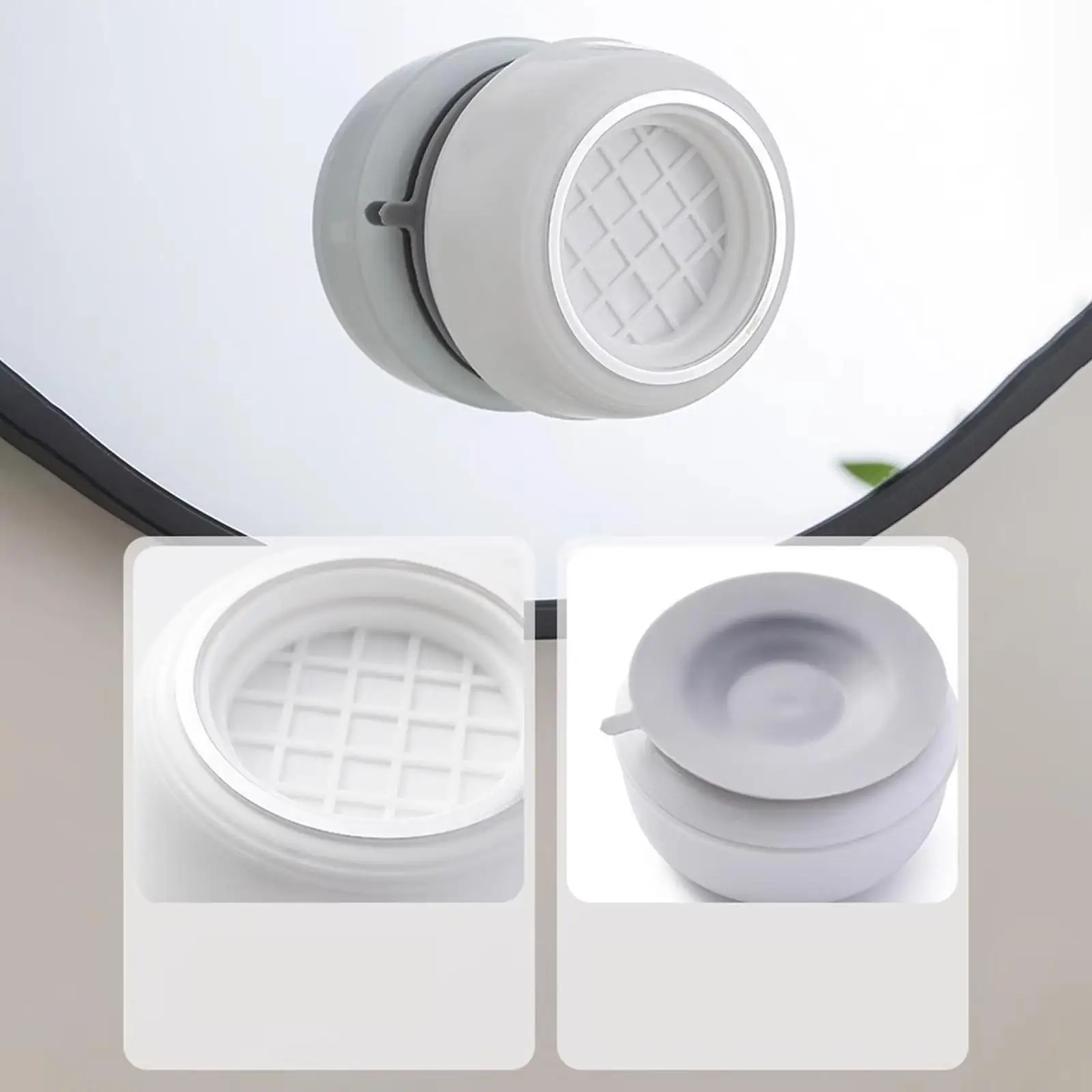 Laundry Appliance Support Pads Anti Vibration Non Slip Washing Machine Feet Upgrade for Stable Base