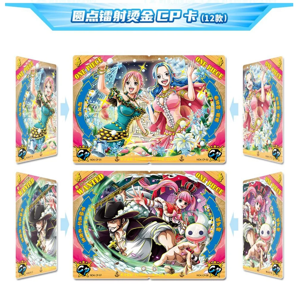 Wholesale One Piece Cards Collection for Children Japan Anime Collection Series Renewal and Upgrading Cards Toys Friends Gifts