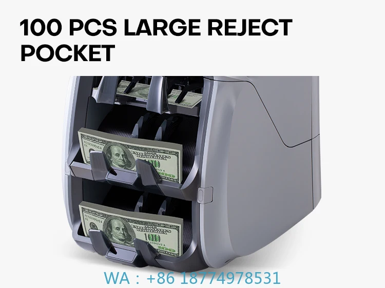 Machine Bill Counter Fitness Sorter Banknote Sorter3 Pocket Mixed Denomination Bill Counters Machine Money Counting