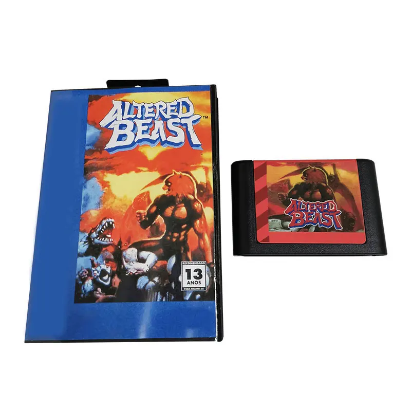 Altered Beast Video Game Card for Sega Megadrive Genesis Game Cartridge