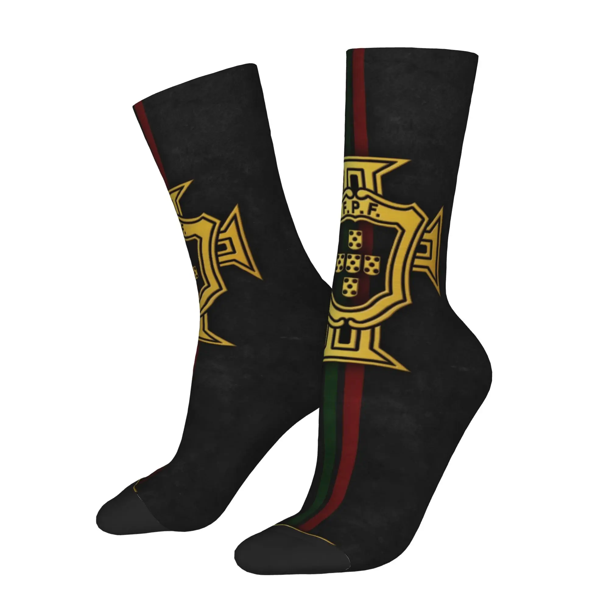 Hip Hop Vintage Portugal Crazy Men's compression Socks Unisex  Harajuku Pattern Printed Funny Sock Match Day Essentials