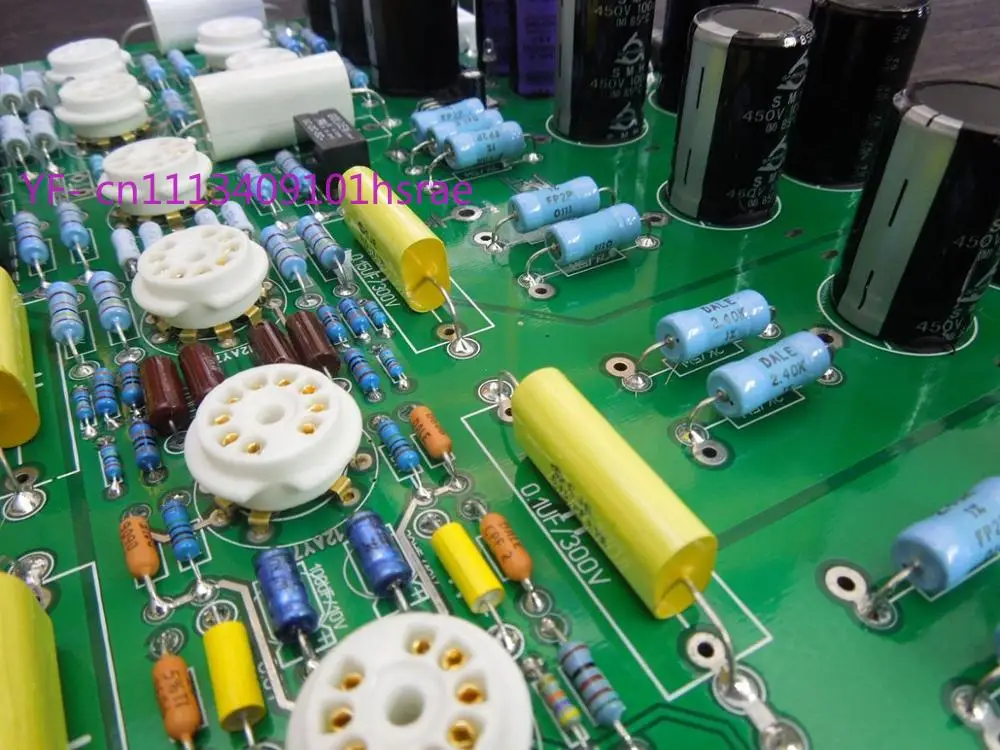 HiFi Tube Preamp Phono RIAA DIY PCB Kit Turntable Preamp Vacuum Tube Bile Preamp
