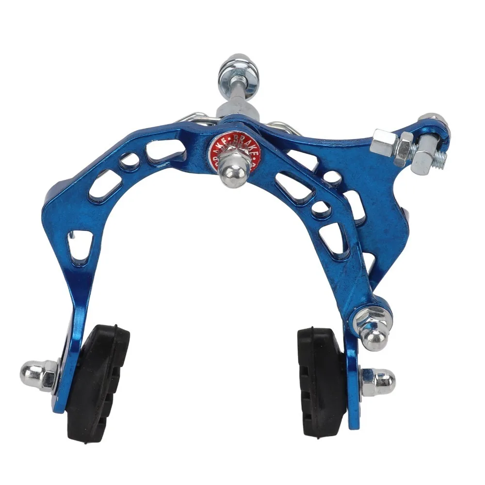 Aluminum Alloy Bike Brake Caliper Lightweight Blue Motorcycle Front Brake Dual Pivot Mountain Bike Brake Cycling Accessory