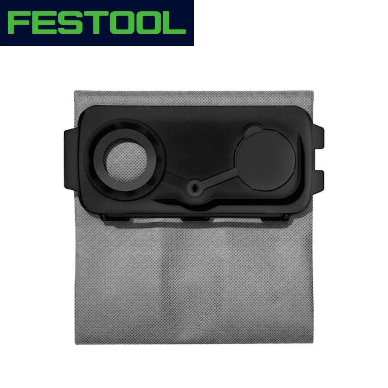 Festool 204309 Lange Levensduur Filterzak Snel Gemakkelijk Te Beveiligen Stevige Zakken Toepasbaar Op Ct Midi I En Ct Mini I Stofzuigers