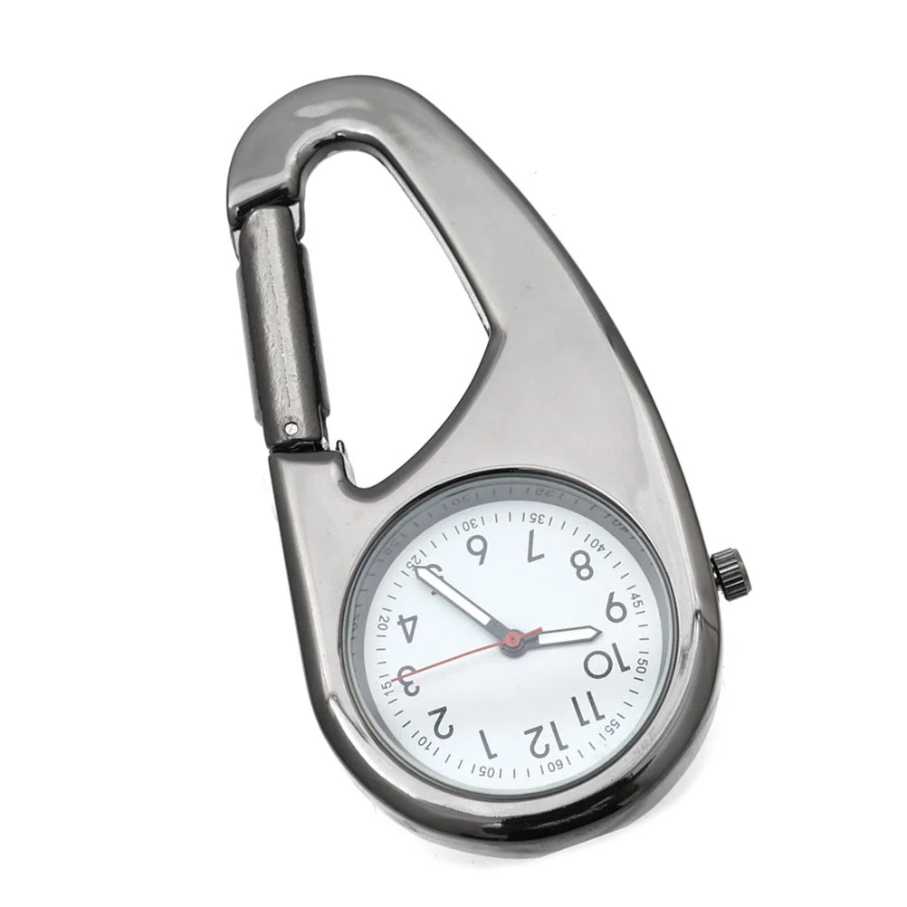 

Fluorescence Luminous Carabiner Watch Student Use Watches Alloy Clip- on Fob for Outdoor