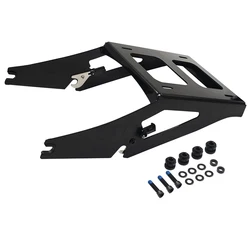 Motorcycle Gloss Black Two Up Detachable Mount Luggage Rack Fit For Harley Softail Sport Glide low riders 2018-2024
