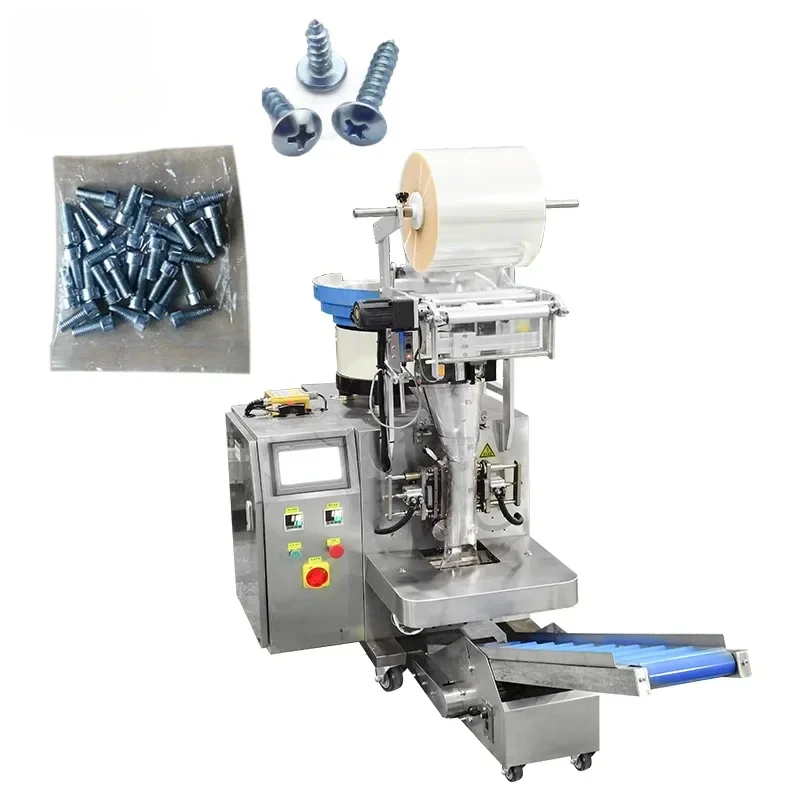 automatic sorting counting and feeding packing machine screw nail bolts fastener stick packing machine