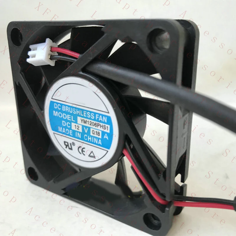 

D 1PC for YM YM1206PHS1 Cooling Fan 6015 12V 0.18A 6015 2pin