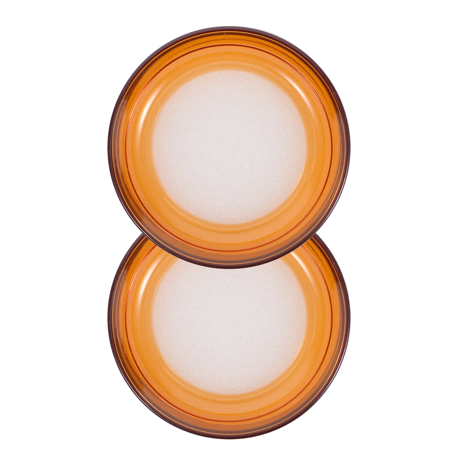 2Pcs Plastic Sponge Finger Moistener Desktop Round Cup Design for Money Counting Document Handling Finger Moistener