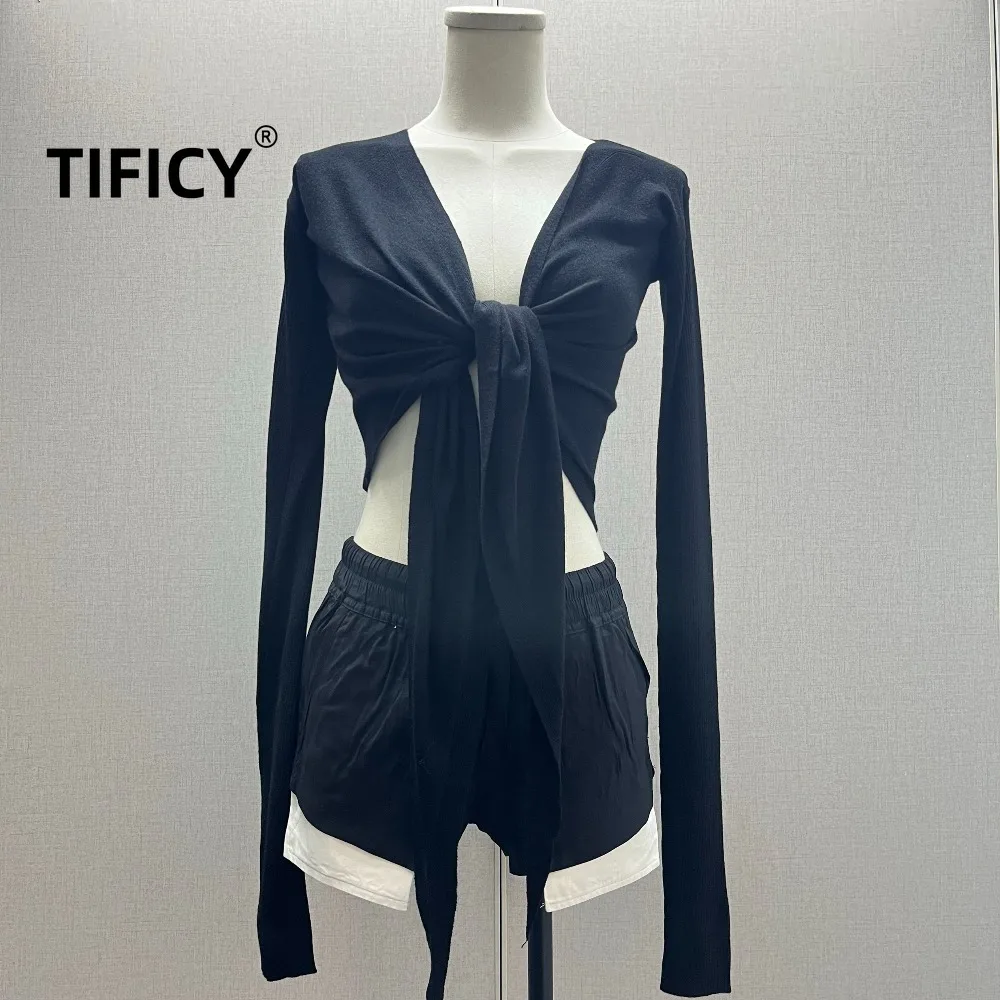 

Summer Dark RO Coats Women's Casual Cardigan Solid Color Slim Fitting Shoulder Shawl Sunscreen Short Long Sleeved Jacket