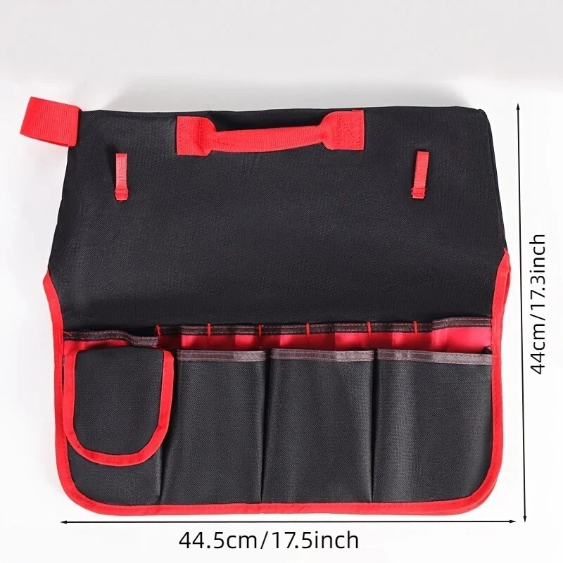 Bucket Tool Organizer Bag, Heavy Duty Multi Pocket Tool Caddy for Electricians, Gardening & DIY (Bag Only)