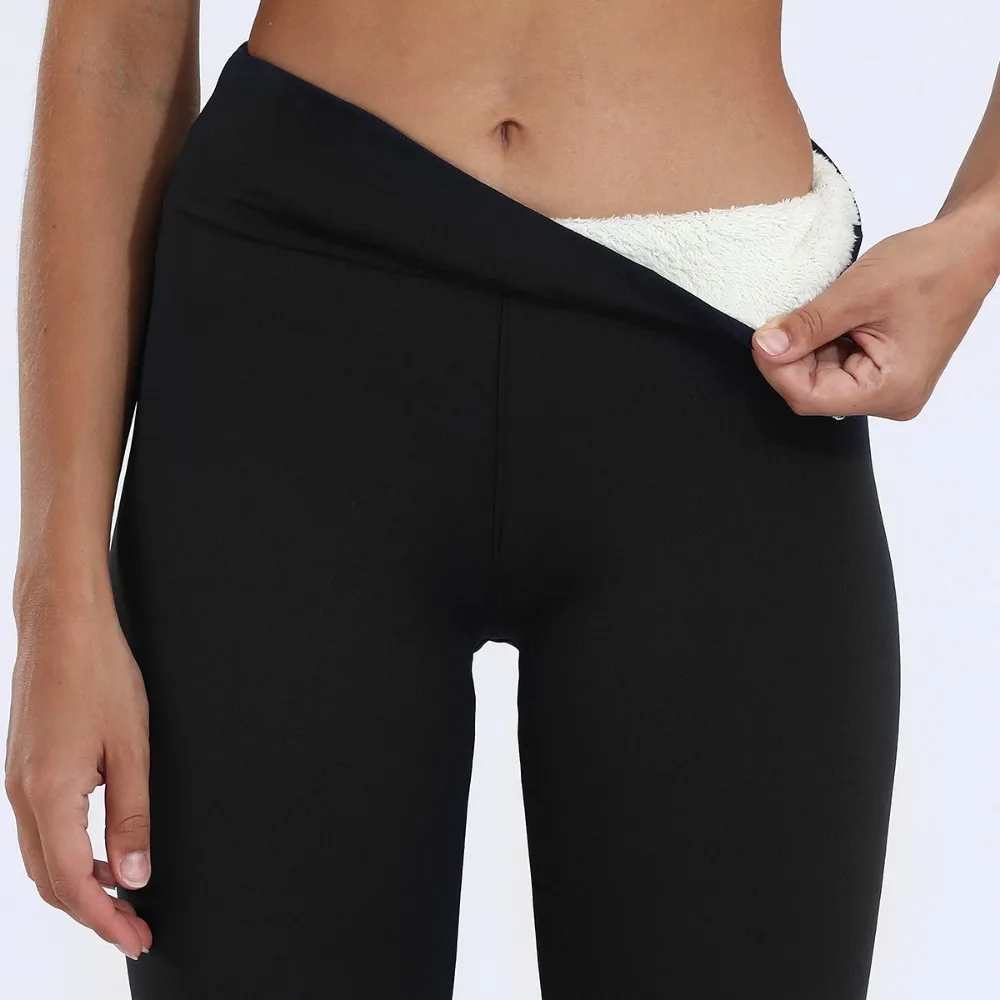 Legging taille haute sans couture avec sourire en agneau pour femme, optique, thermique, collants chauds, pantalon isolé, mode féminine, hiver