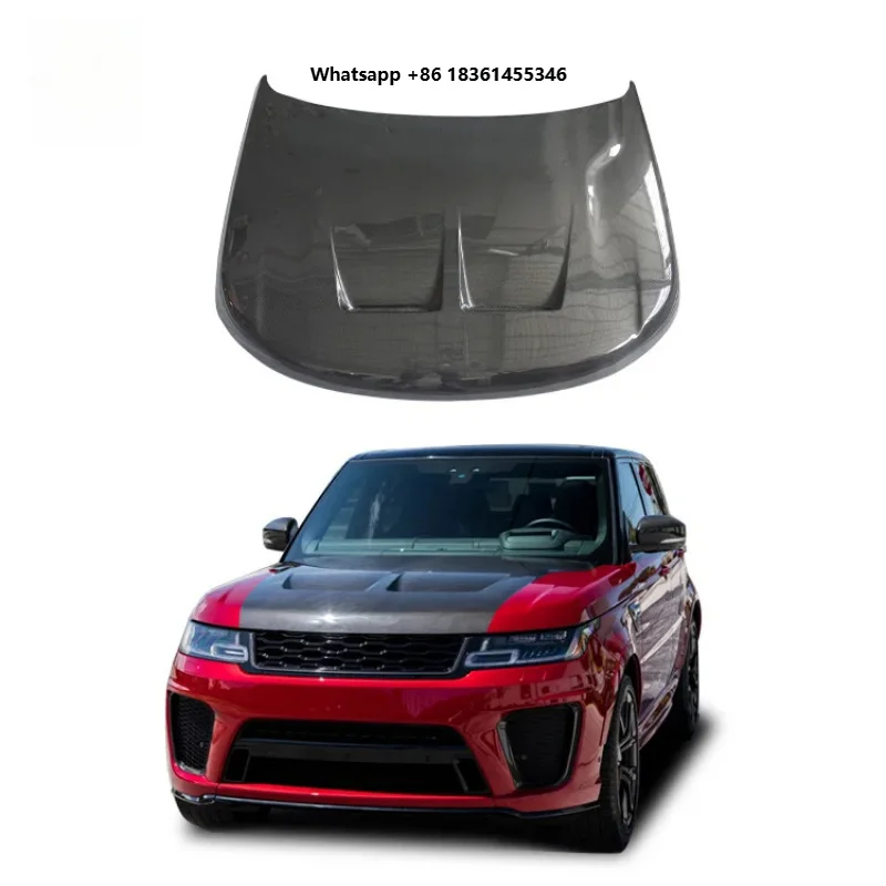 

Thickened SVR Hood Range FOR 2014-2020 Car Accessories Carbon Fiber Engine Cover Bonnet Bodykit