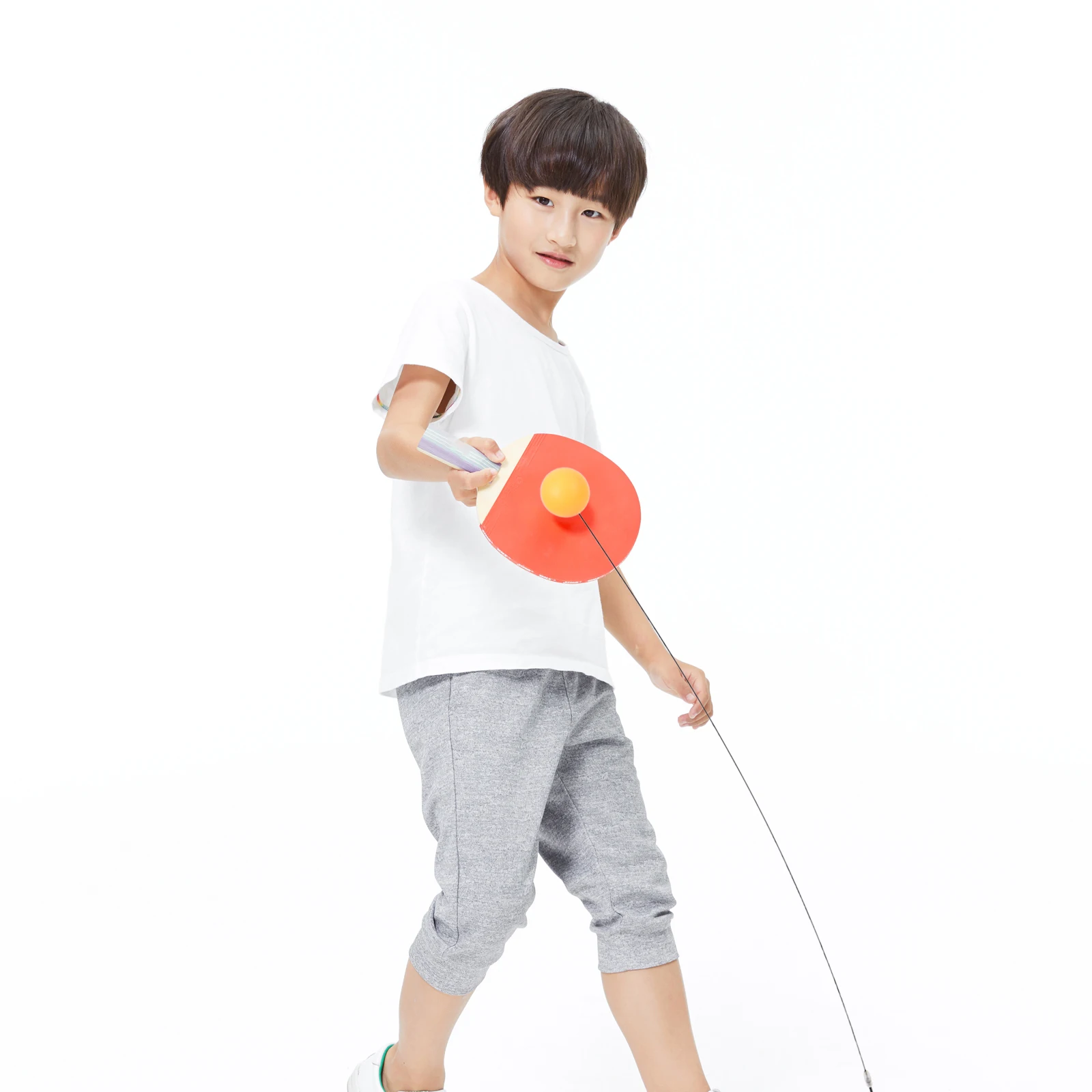 Sedile in metallo Attrezzatura per l'allenamento del ping pong Allenatore per bambini Appeso per interni in acciaio inossidabile