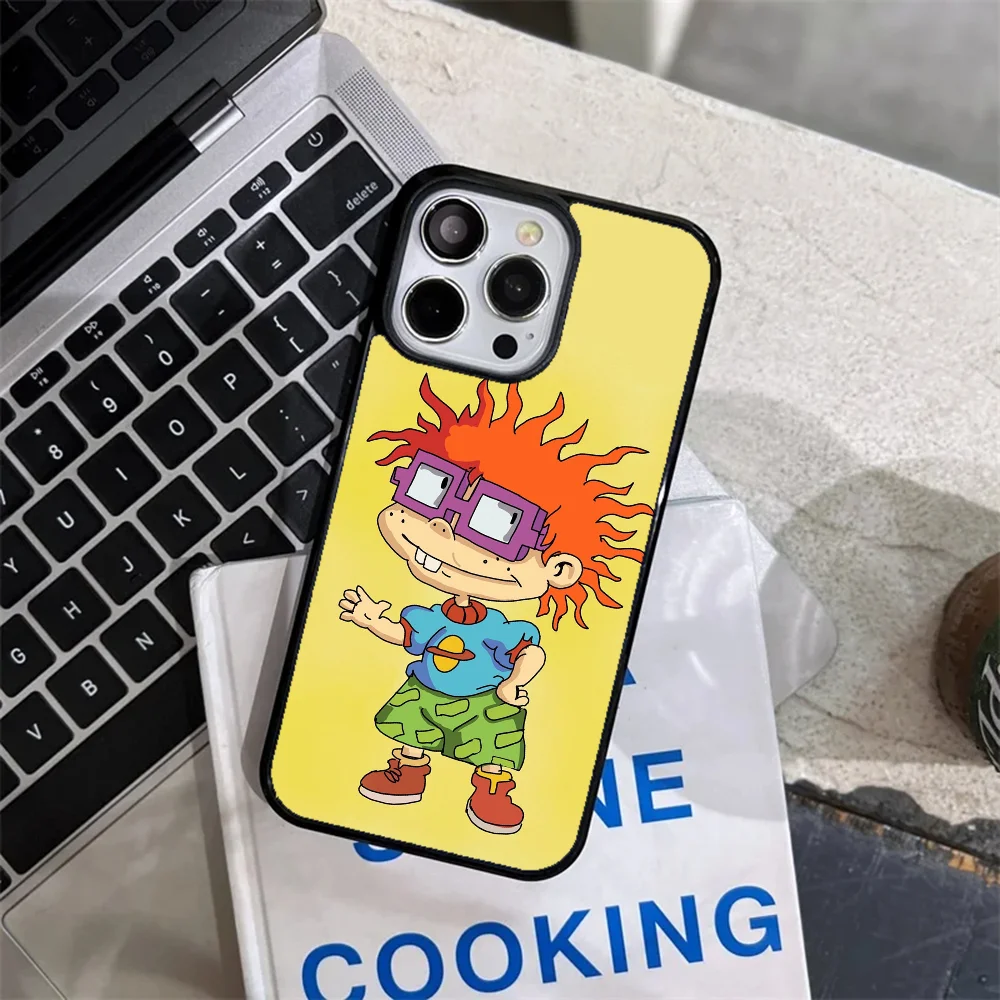 Funny R-Rugrats Phone Case Strong Magnetic For IPhone 15 14 13 Pro Max 11 12 Mini Alex Mirror For Magsafe