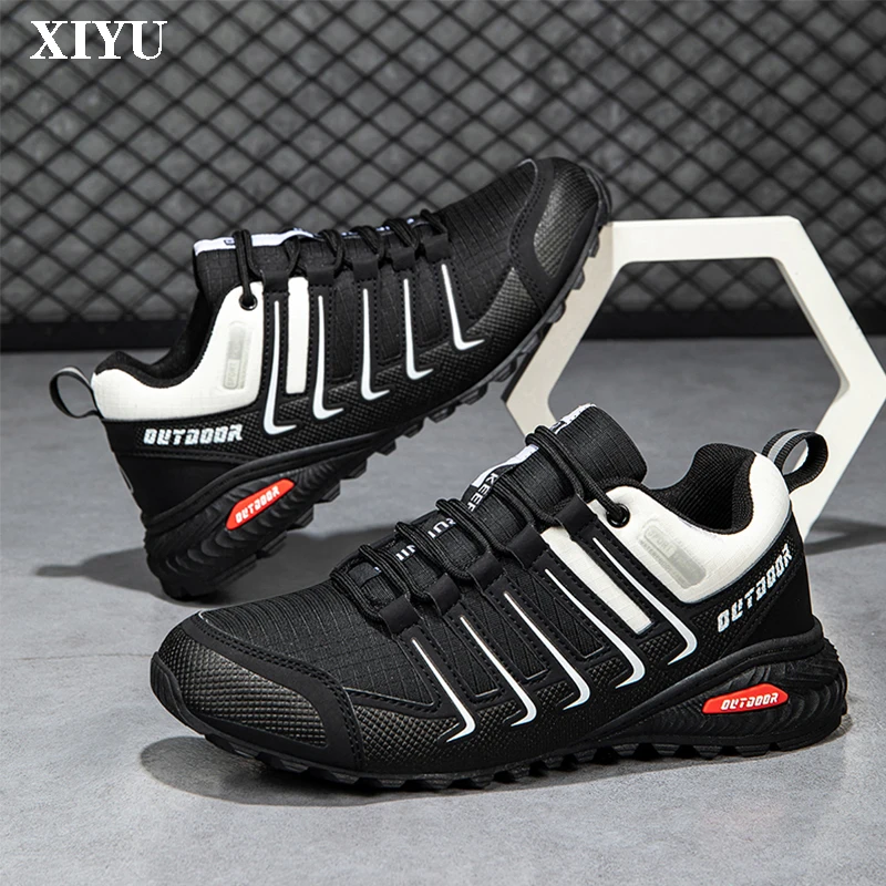 

XIYU 26 Новые мужские кроссовки для походов - высококачественные повседневные дышащие сетчатые кроссовки для активного отдыха, альпинизма, трейлраннинга и велоспорта