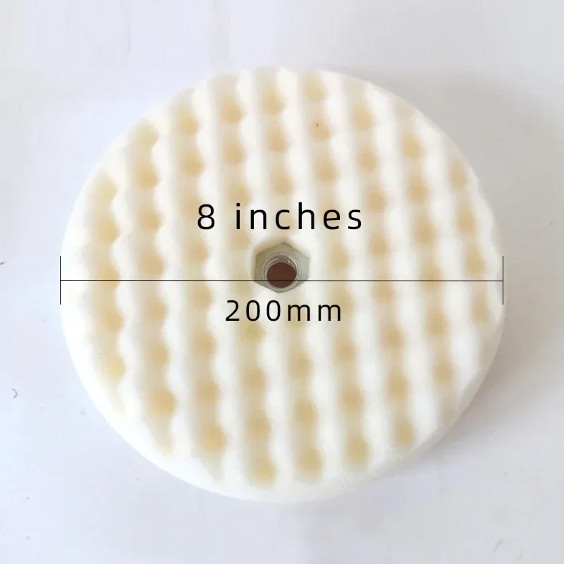 

Губка для вощения, двухсторонняя вощеная полировальная губка, колесо 8 дюймов, 5707, белый, черный, 5706, грубый воск для автомобиля