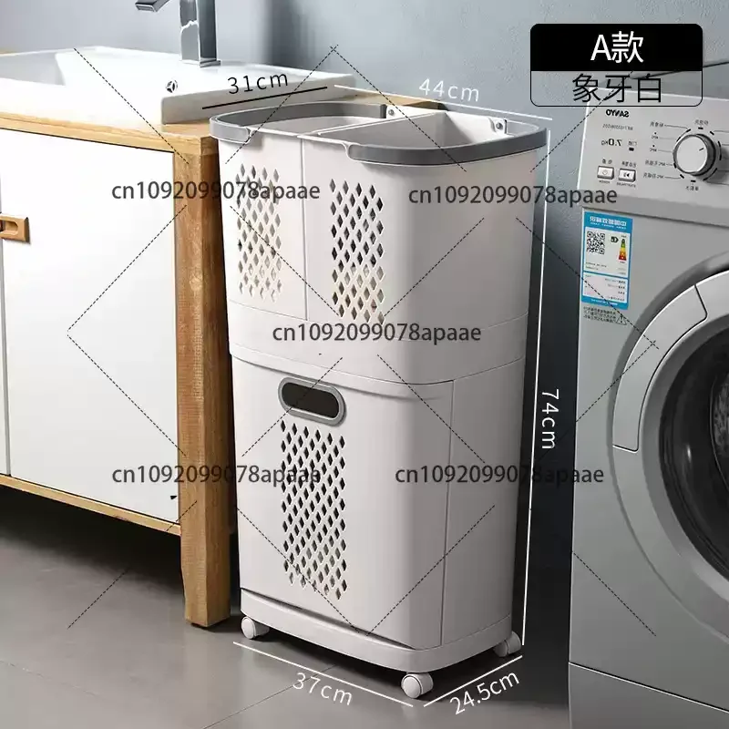 

Корзина для грязной одежды Высококачественная полка для унитаза от пола до потолка Корзина для хранения одежды в ванной комнате Классификация дома Стирка