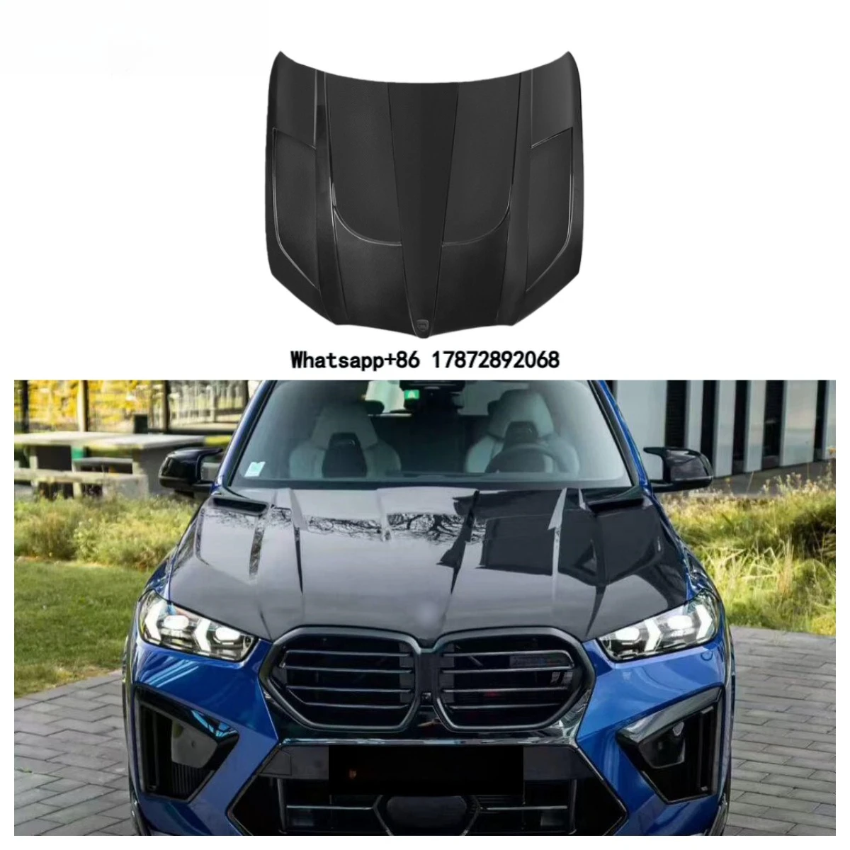 

Hight Quality LD Style Carbon Fiber Engine Hood Cover for F95 X5M F96 X6M 2019+ Upgrade Carbon Engine Bonnet Cover Body Kit