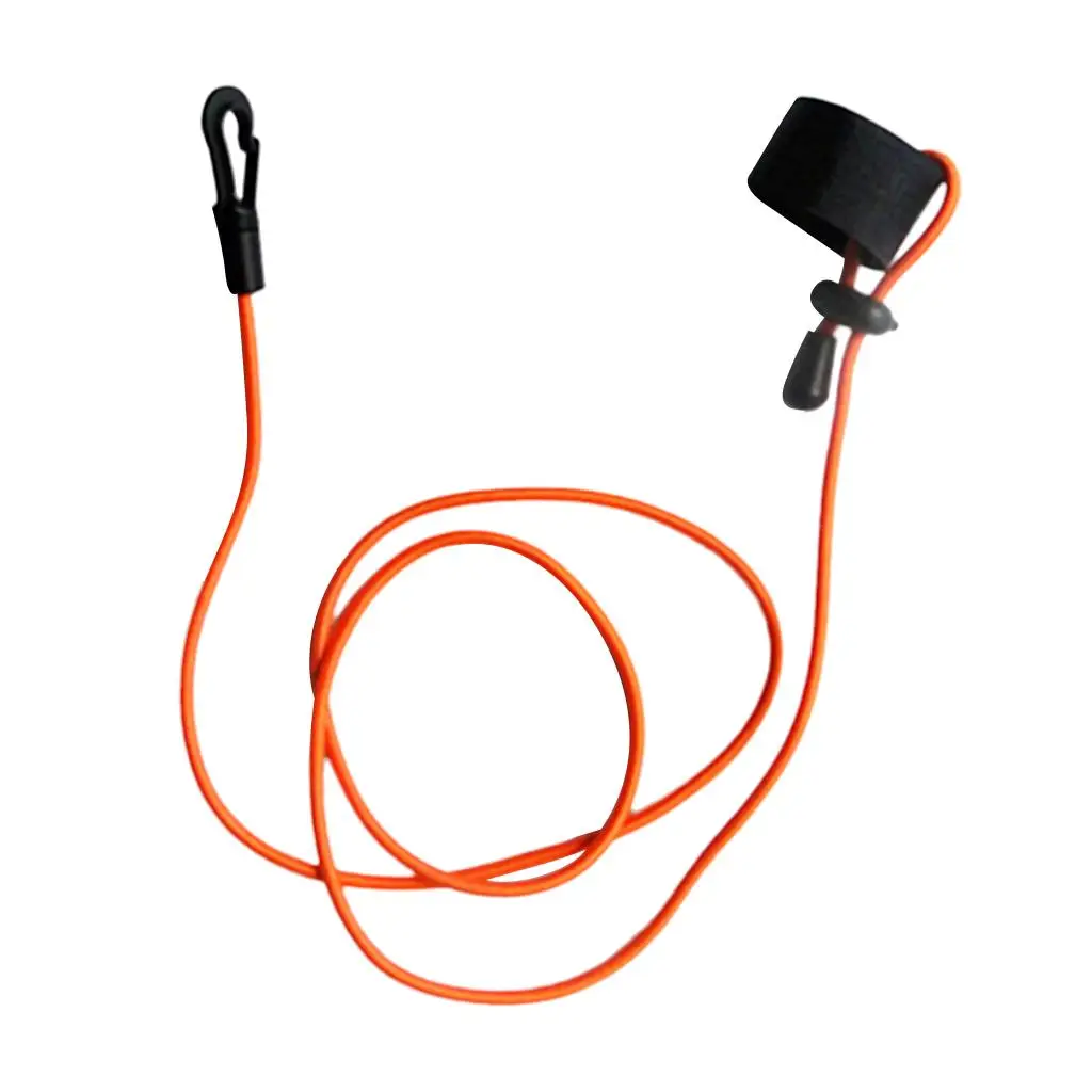 

Adjustable Bungee Paddle Leash Universal Hook and Loop Kayak Accessory for Boat Rope and More