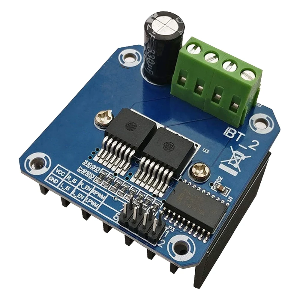N35R-2X BTS7960 43A High Power Motor Driver Module/Smart Car Driver Module For Arduino Current Limit