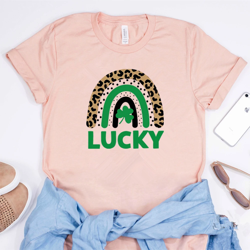 St Patricks Day T-Shirt Retro Lucky Shirt  Cute St Pattys Tee Patricks Lucky Tee Irish Shirts Luck of The Irish Shamrock Tops