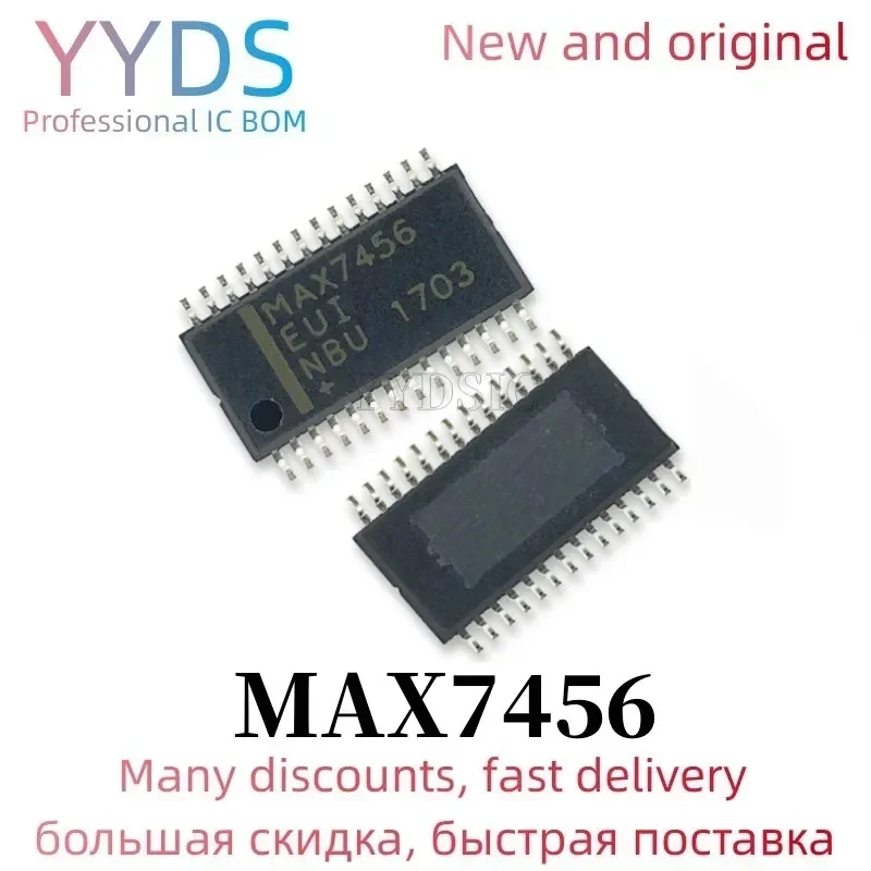 10PCS MAX7456EUI MAX7456EUI+T MAX7456 HTSSOP  IC ON-SCREEN DISPLAY 28-TSSOP  10PCS /LOT