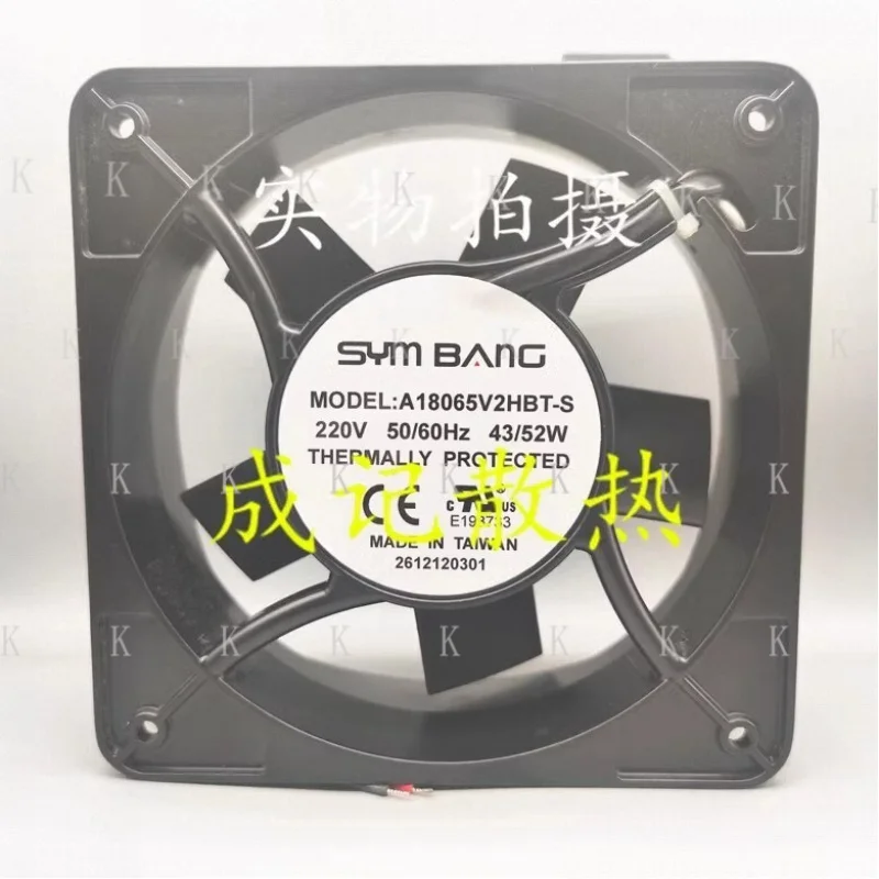 C  FOR SYM BANG A18065V2HBT-S 220V 43/52W 180*65MM High-end Axial Cooling Fan