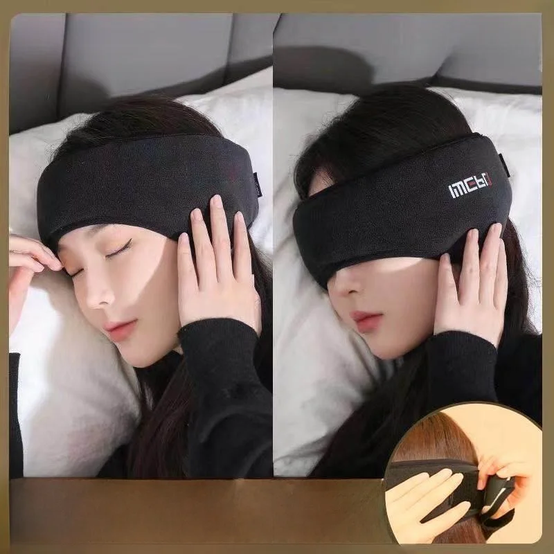 Noise Reduction Ear Muffs Sleep Eye Mask Integrated Design Breathable Soundproof Earplugs for Nighttime Sleeping Dormitory Use