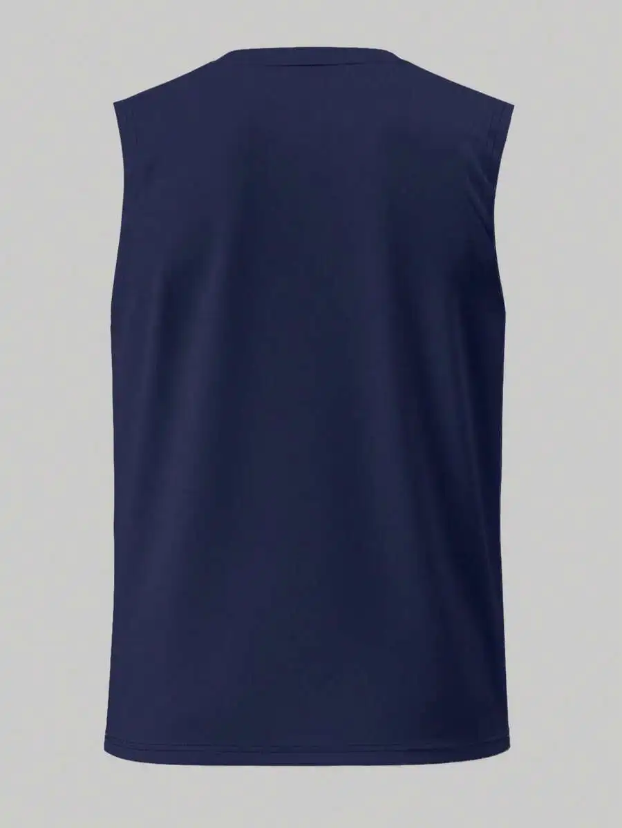 

Mens Sleeveless Tank Top Solid Color Fitness Gym Workout Top