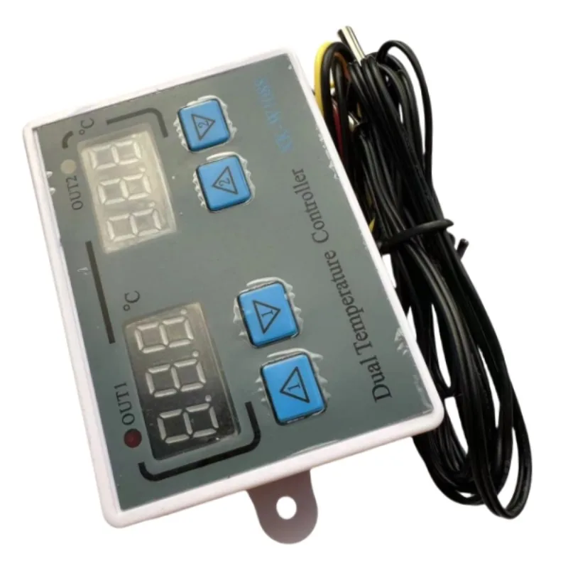XK-W1088 computer digital display intelligent dual-control electronic thermostat, adjustable thermostat switch