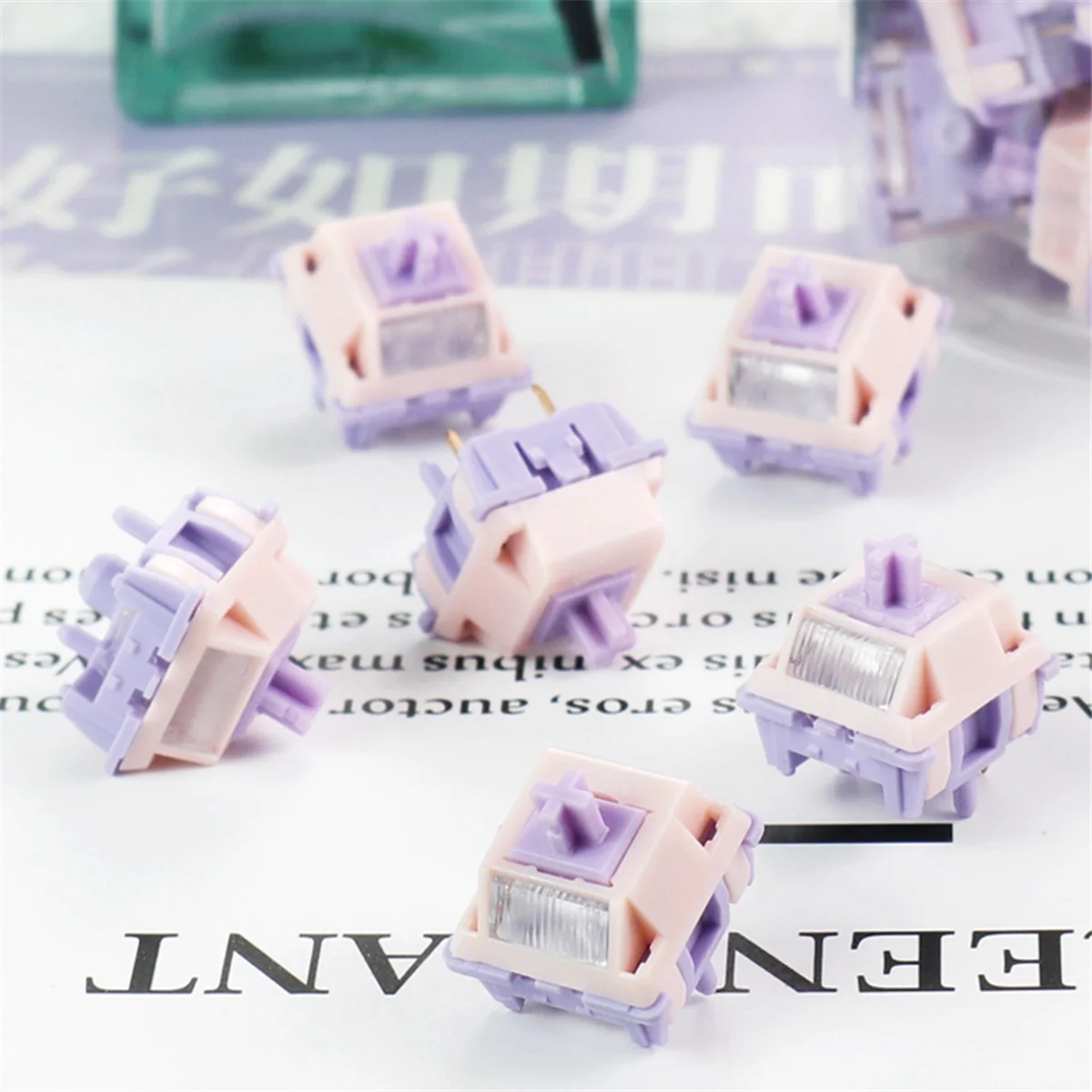 【Prix Drop】 70 pièces MMD princesse V4 commutateur 5 broches axe linéaire corps commutateurs échange à chaud 45g pour bricolage clavier mécanique