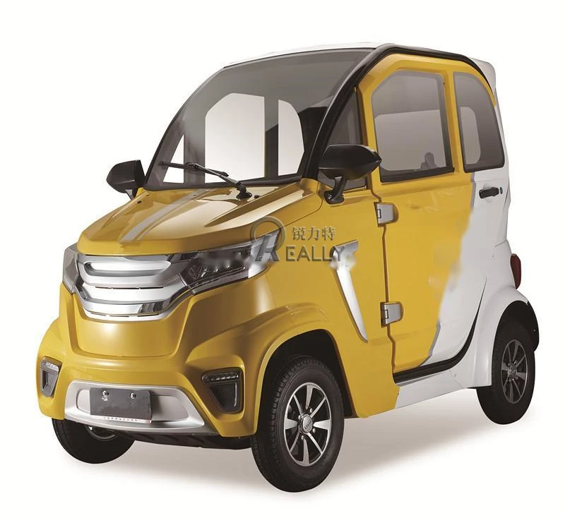 Household Electric Tricycle Commercial Passenger Three Seater Small Portable Four Wheel Tricycle