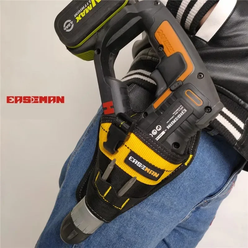 Durable Multiple Pockets Tool Bag Professional Heavy Electric Drill Tools Bag Waterproof Waist Belt Tool Bags For Repairmans