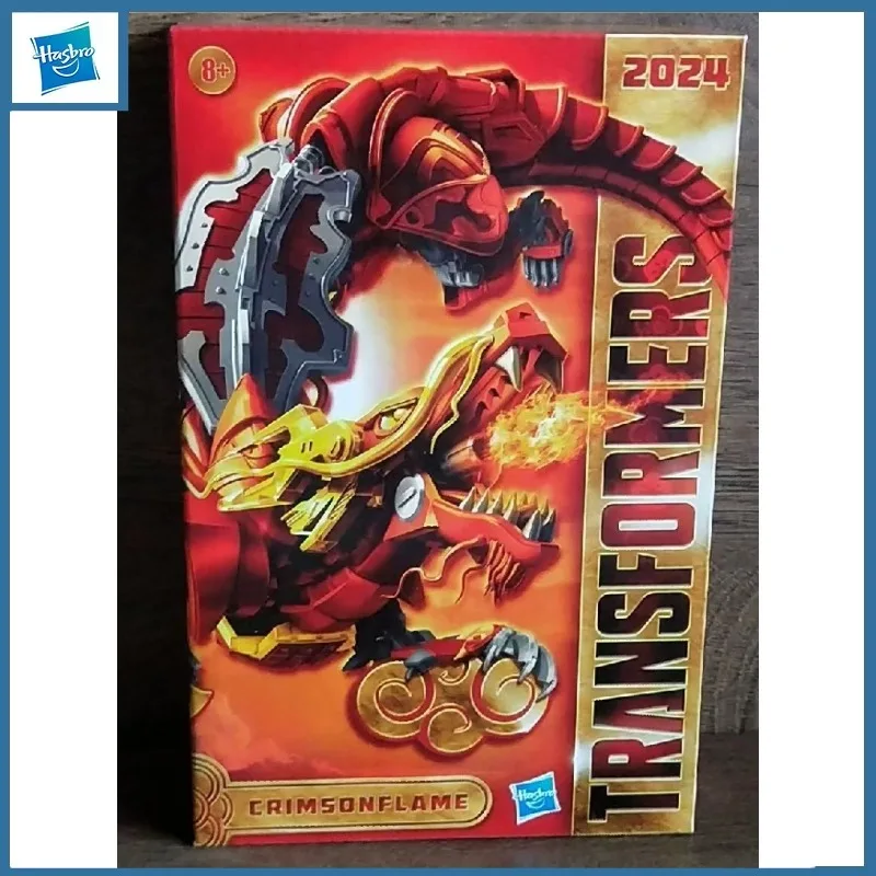

Hasbro Genuine Transformers 2024 The Year of The Loong Crimsonflame Action Figure Toys for Boys Gift Collectible Model Ornaments