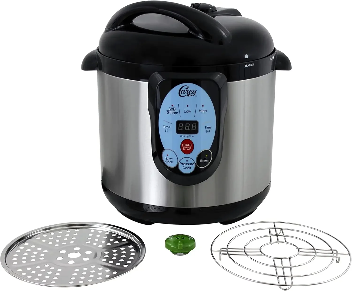 Smart Electric Pressure Cooker and Canner, Stainless Steel, 9.5 Qt