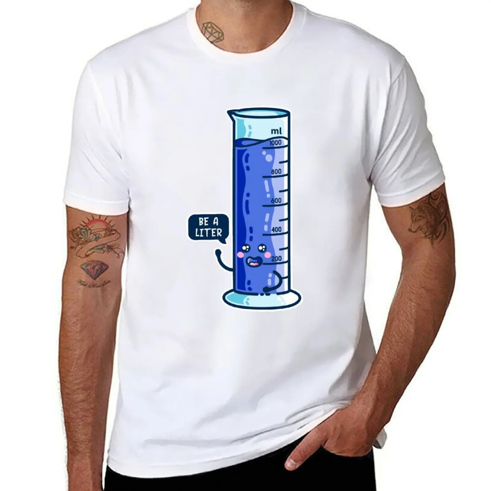 

Be A Liter Graduated Cylinder T-Shirt printed t shirts for man man t shirt cotton man t shirts high quality luxury brand T-shirt