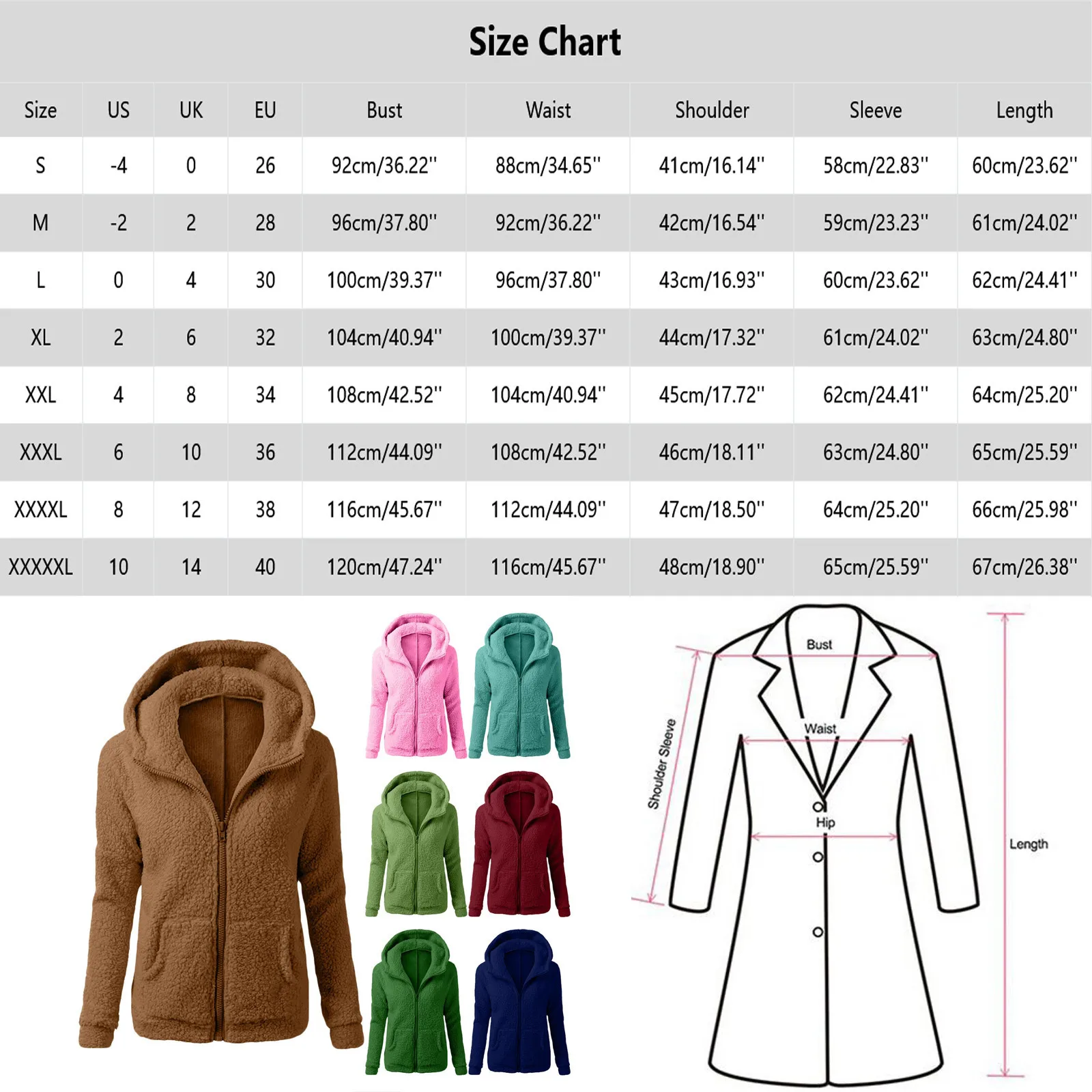 Autumn Winter Fashion Women's Coat New Casual Hooded Zipper Lady Clothes Cashmere Female Fleece Jacket Solid Color Ladies Coats