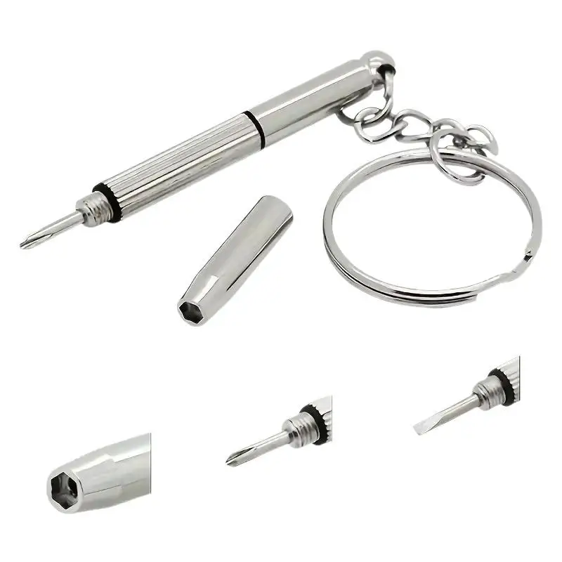 1PC 3-in-1 Mini Hand Glasses Screwdrivers Repair Kits Multifunction For Eyeglass Watch Electronic Small Home Repair Jobs - view 6