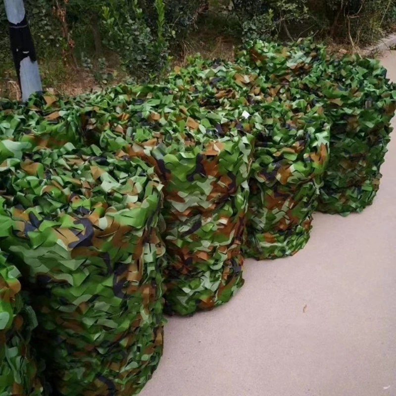 

4x6m/2x10m/3x8m Anti-aerial Camouflage Mesh Anti-satellite Cover Outdoor Shading Courtyard Sun Room Decoration Camping Car Cover
