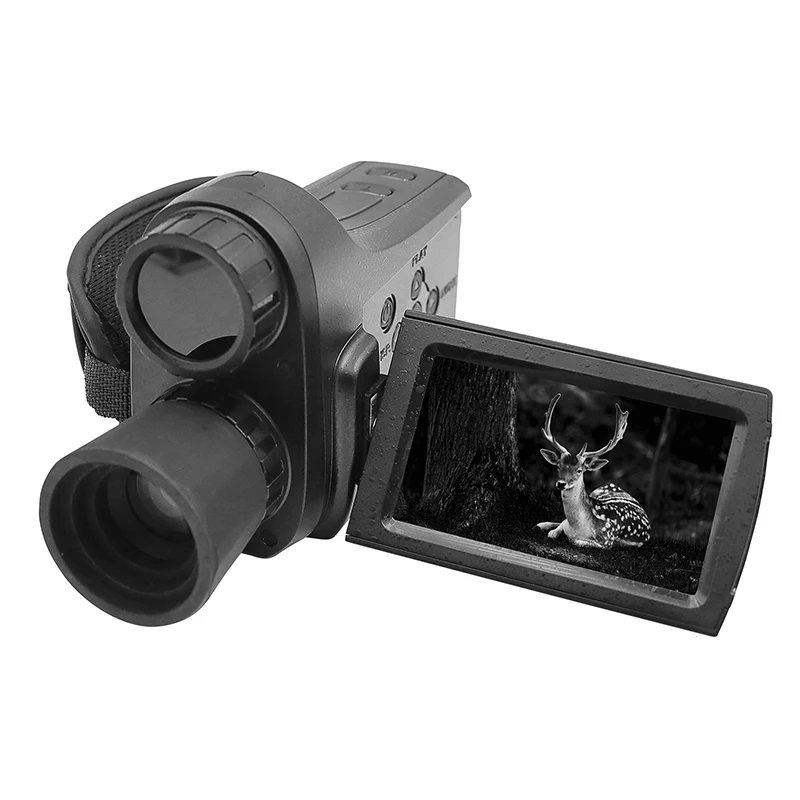 

Digital Night Vision Monocular with Infrared Illuminator & Video Recording, 600m Long Distance, 4K Night Vision Goggles