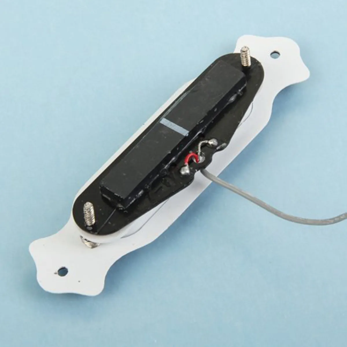 Red Single Coil Magnetic Guitar Pickup for Acoustic Steel String Guitar Adjustable Pole Pieces Volume Tone Control Feedback