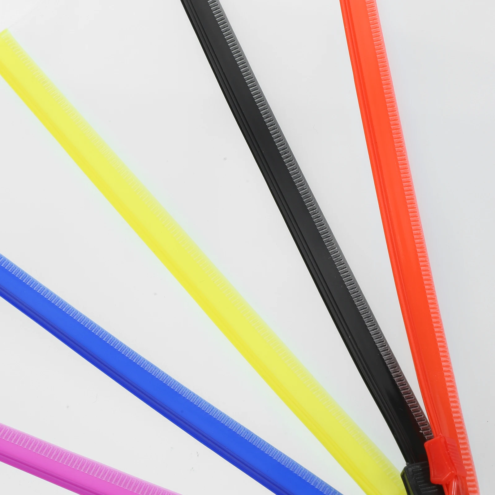 

Waterproof A5 Binder Pockets 12Pcs PVC Zipper Pouch 6-Hole for Notebook Planner Journal Cash Envelope Business Card Storage