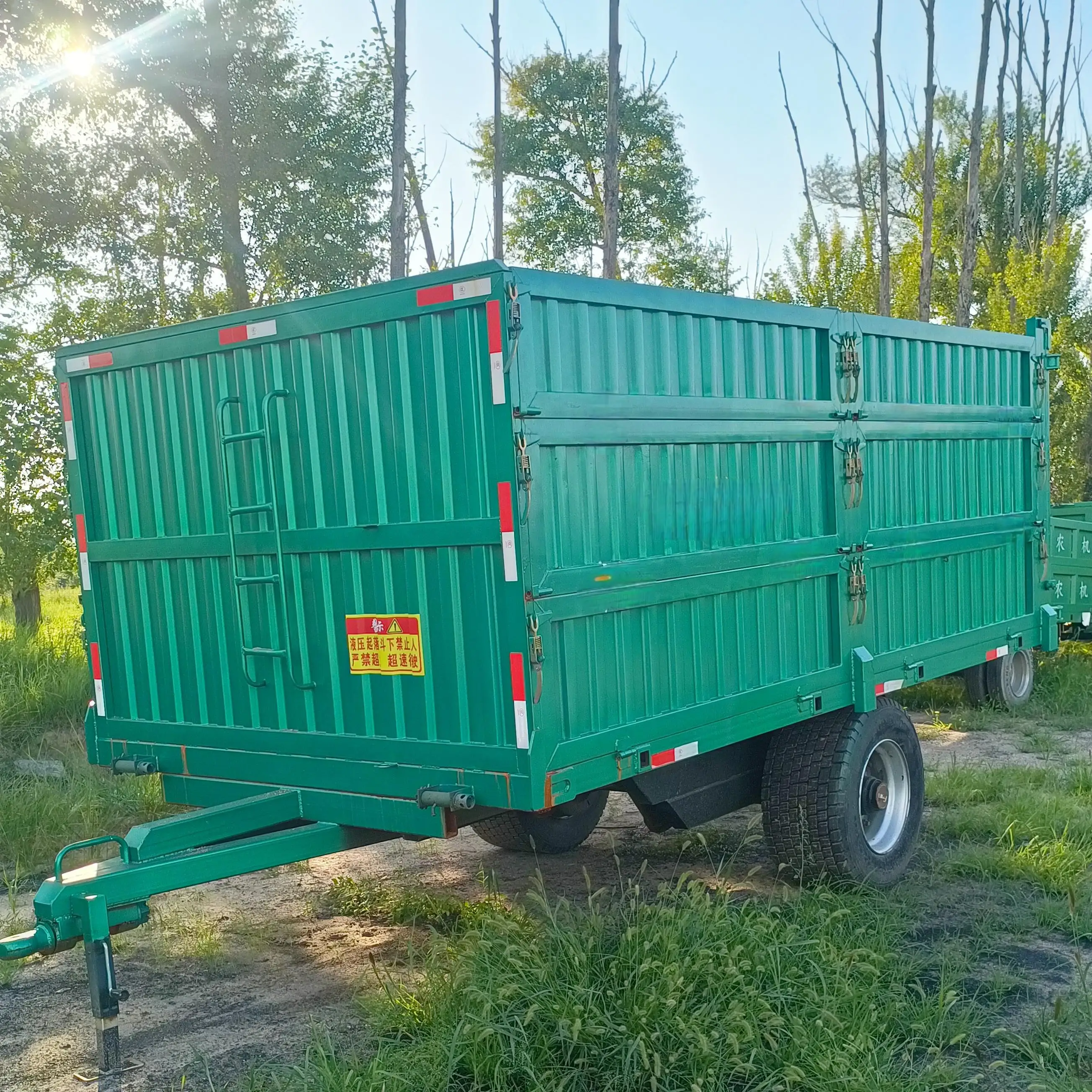 Hot Selling High Quality 2 Wheel 10T Farm Trailers