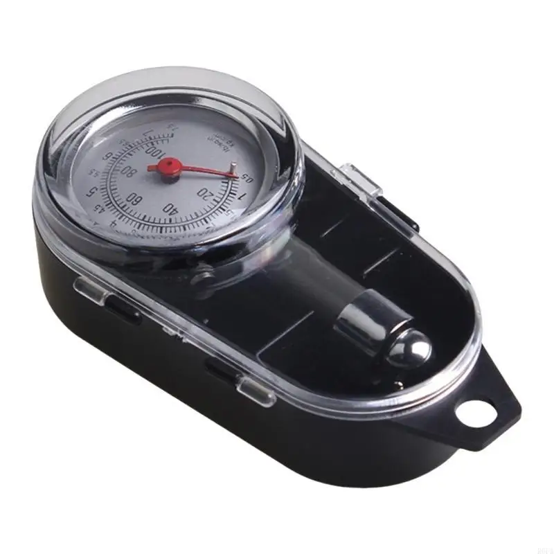 Tyre Air Pressure Tester Easy to Read Stainless Tire Pressure Gauge Meter Testing Tool Universal for Car Auto Motorcycle