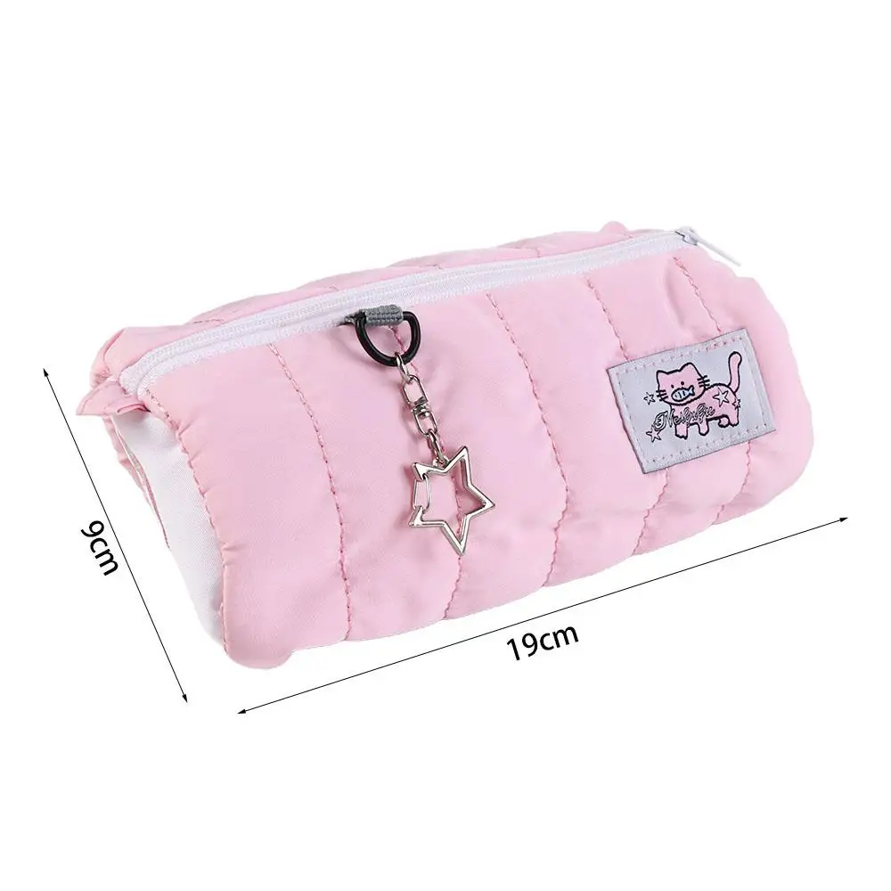 Pencil Box Pen Holder Cake Roll Pencil Bag Storage Bag Zipper Stationery Bag Cute Funny Pen Case Desktop Organizer