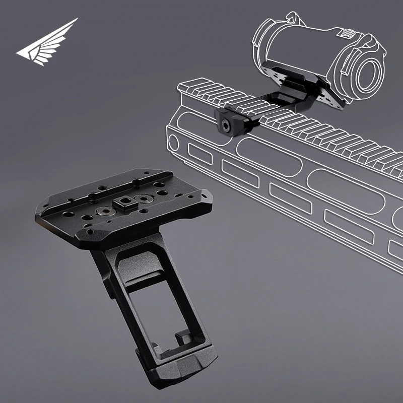 WADSN Strike Tactical Sight Offest Metal 45°Base RMR Red Dot Holographic Bracket Scope Mount Hunting Weapon Fit Picatinny Rail mypads для bq 5512l strike forward 114827