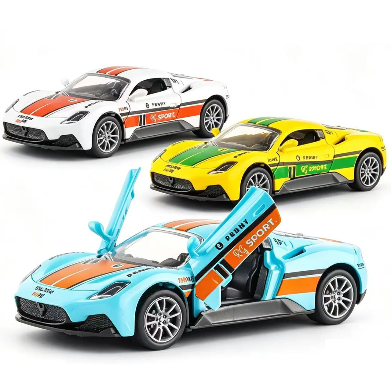 

1:32 Scale Cast Simulation Alloy Toy Car Door Can Be Opened Pullback Drive Collectible Model Vehicle Toy for Kids