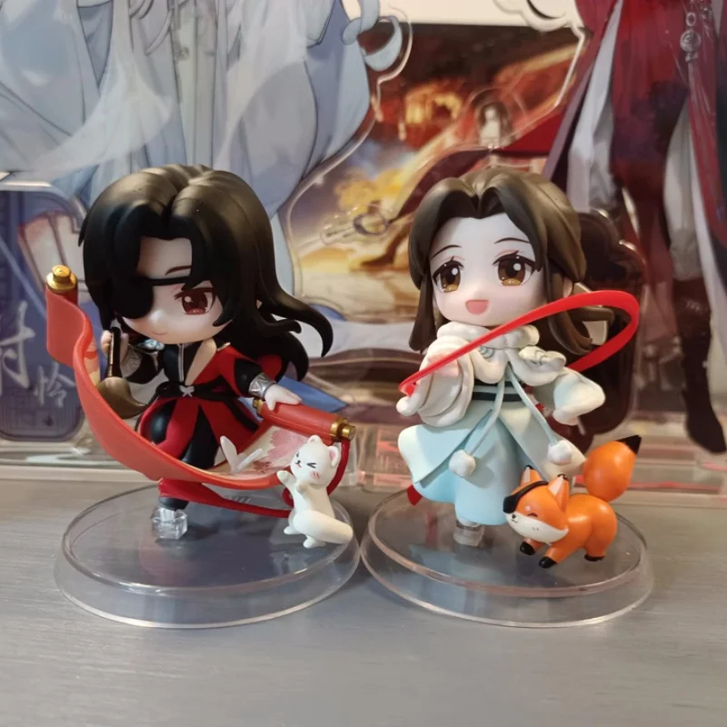 7.5cm Genuine Tian Guan Ci Fu Xielian / Huacheng Pvc Model Toy 1/2pcs Anime Characters Cute Anime Figure Christmas Surprise Gift