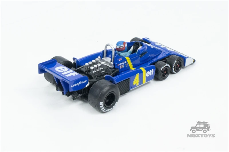 Mini GT Diecast modelo carro, Jody checkter, Patrick Depailler, GP sueco, Tyrrell P34, #3, 1:64, 1976